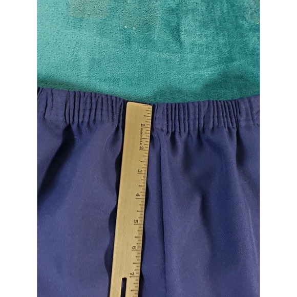 VINTAGE Michel Laurence Pants Sz 14 Blue Elastic Waist Ladies Made in USA NWT - Picture 7 of 12